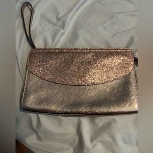 Glitter coach wristlet